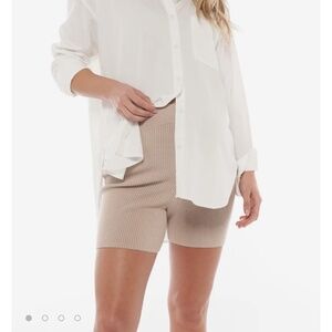 Bae the Label - Cloud Nine Knit Maternity Short - Beige only